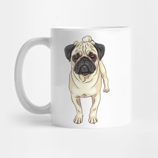 Fawn pug Dog Mug